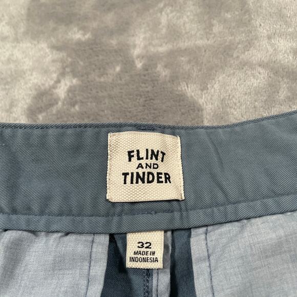 Flint Tinder Shorts Mens 32 Grey Blue Basic Classic Casual Everyday Outdoor - Picture 3 of 9